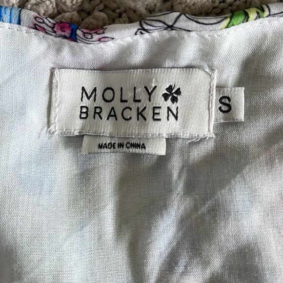 Molly‎ Bracken Floral Dress Rayon Size Small - Picture 6 of 9